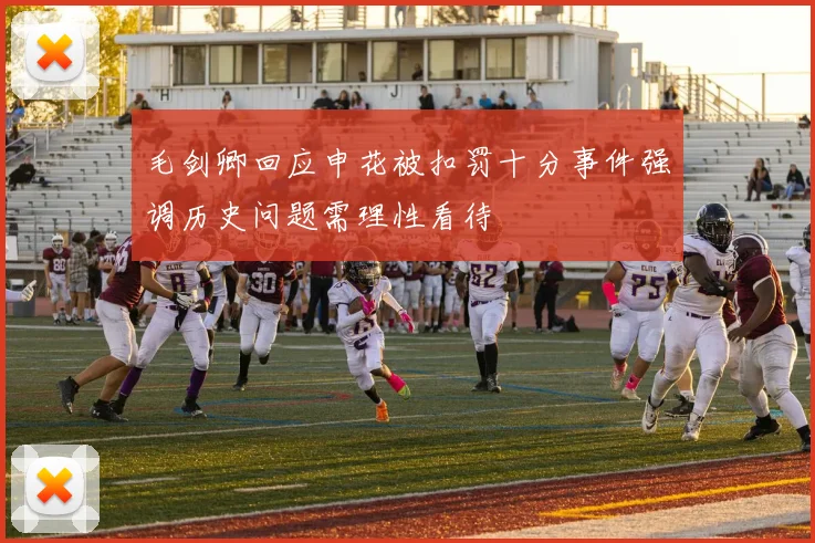 毛剑卿回应申花被扣罚十分事件强调历史问题需理性看待