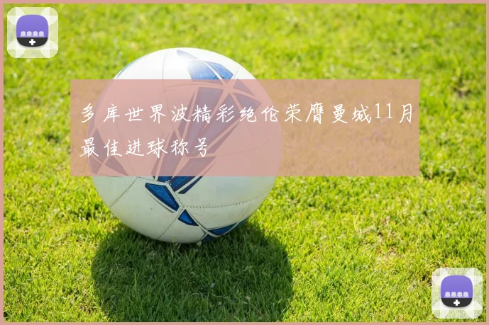 多库世界波精彩绝伦荣膺曼城11月最佳进球称号
